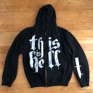 This Is Hell Hoodie - Hardcore Band (M - Black)